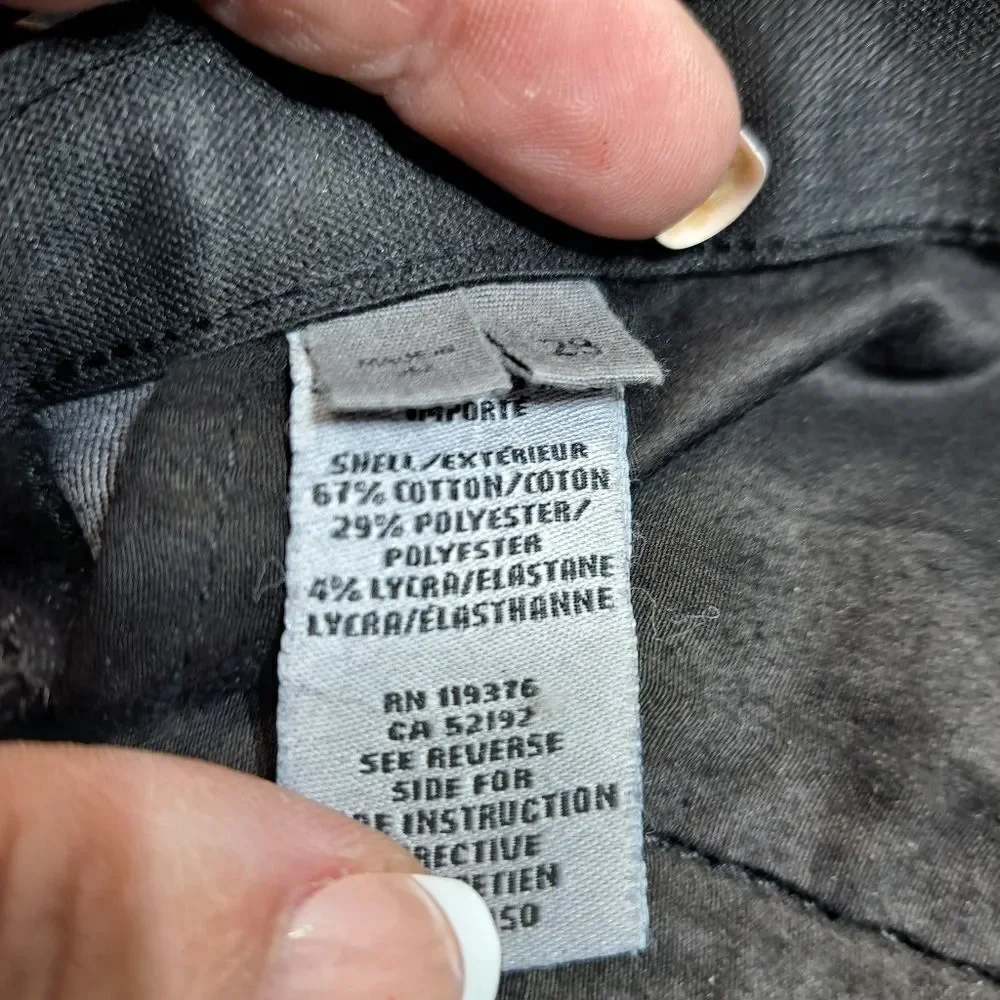 NWOT Helmut Lang Coated Capri